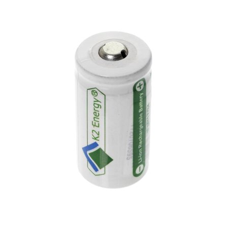 K2 ENERGY 3.2V LFP123A High Capacity Rechargeable Li-Ion Battery LFP123A